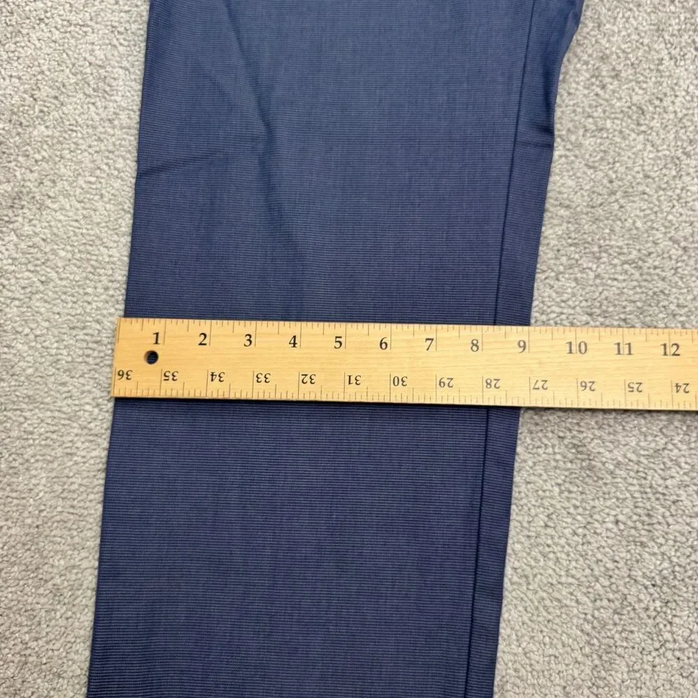 Banana Republic Non-Iron Modern Slim Fit Dress Pants Mens 33x30 Blue Cotton Work